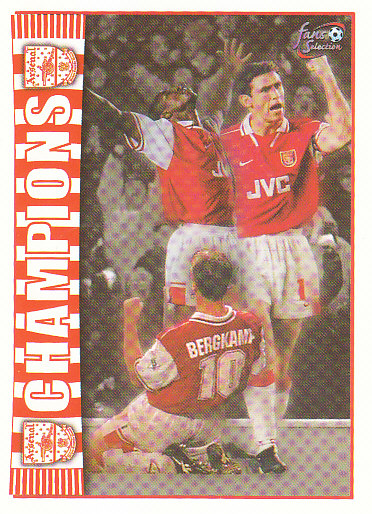 Champions Arsenal 1997/98 Futera Fans' Selection #75